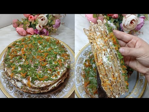 Видео: Бауыр торты. Печеночный торт. Қазақша рецепт