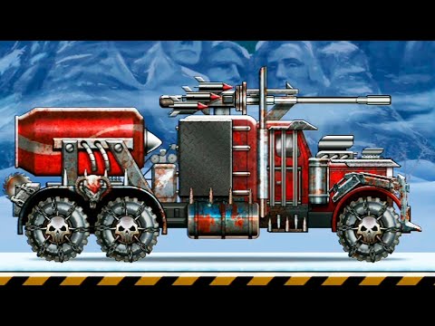 Видео: ЭТАП 6 СУПЕР ТЯГАЧ ZOMBIE Hill Racing прохождение игры про машины против зомби на андроид.