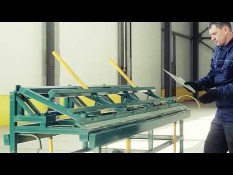 Видео: Изготовление деталей на листогибе ЛГС-26. Ендова, снегозадержатель, откос (часть 3/3)