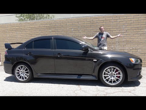 Видео: Mitsubishi Lancer Evolution X был последним Evo