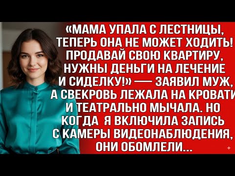 Видео: МАМА УПАЛА С ЛЕСТНИЦЫ, ТЕПЕРЬ ОНА НЕ ХОДИТ! ПРОДАВАЙ КВАРТИРУ, НУЖНЫ ДЕНЬГИ НА ЛЕЧЕНИЕ! — ЗАЯВИЛ МУЖ