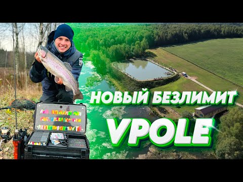 Видео: На что клюет Форель "ВПОЛЕ"!? Новый безлимит в Подмосковье - VPOLE. Блёсна сделали рыбалку!