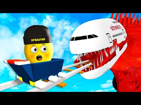 Видео: ТЕЛЕЖКА САМОЛЕТ МОНСТР в ROBLOX!