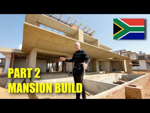 Видео: Водопад. Часть 2. В процессе строительства. Демонстрация строительства особняка.