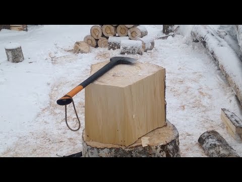 Видео: Дрова во дворе. Сезонные заботы.