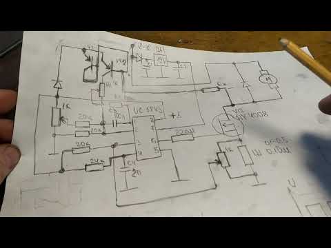 Видео: ШИМ регулятор с обратной связью для двигателя постоянного тока.