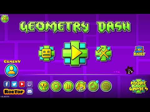 Видео: Прохожу Geometry Dash необычным способом! 