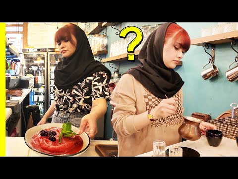 Видео: Самая красивая бариста в старейшем кафе Ирана | Jolfa Isfahan!
