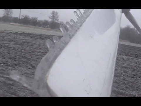 Видео: Обледенение лопастей, и влияние сырости на работу ветряка