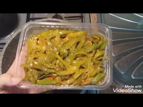 Видео: Зимняя заморозка - ЖАРЕНЫЙ ОСТРЫЙ ПЕРЕЦ /кукси чими/