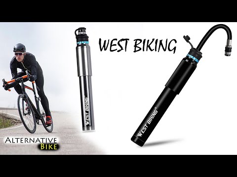 Видео: Алюминиевый насос West Biking. Мини насос.