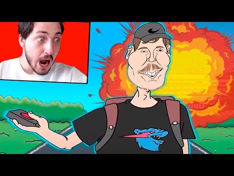 Видео: MrBeast взорвал подписчика - реакция Градуса и Райма