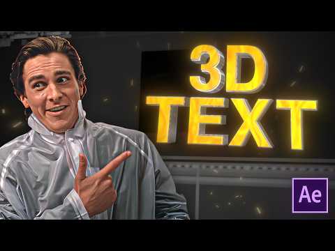 Видео: КАК: СОЗДАТЬ 3D-ТЕКСТЫ I УЧЕБНОЕ ПОСОБИЕ ПО AFTER EFFECTS