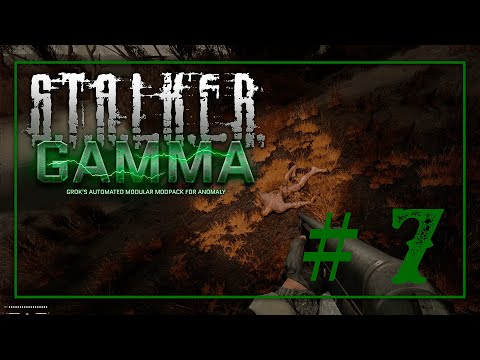 Видео: Stalker Anomaly G.A.M.M.A. - Прохождение #7 Первый кровосос