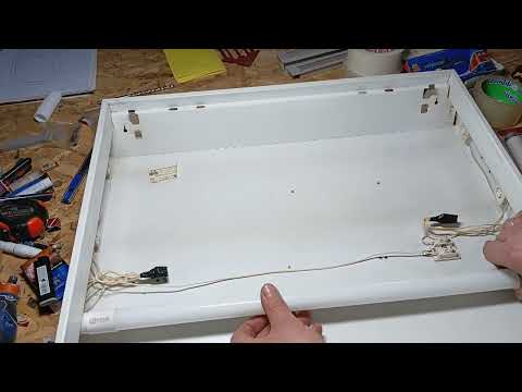 Видео: Переделка старого светильника от Армстронг на LED освещение