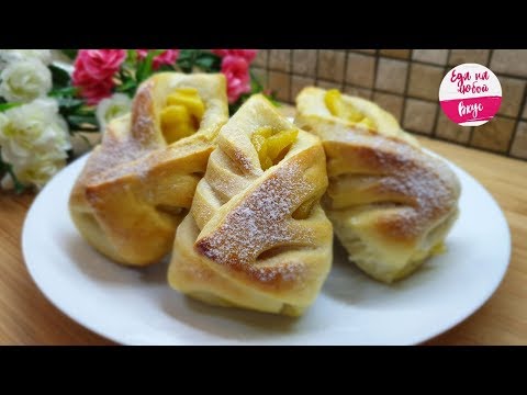 Видео: Пышные пирожки (булочки) Кулёчки в духовке с яблоками