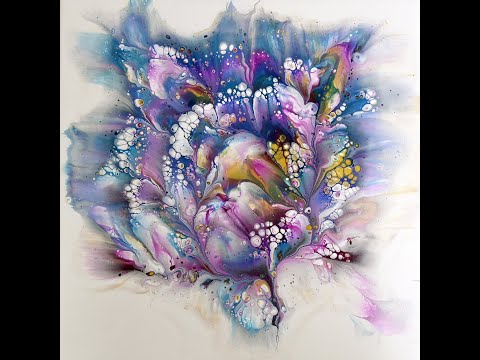 Видео: (621) ПРОСТАЯ ТЕХНИКА ЗАЛИВКИ АКРИЛА ДЛЯ НАЧИНАЮЩИХ ~ Цветочная заливка с помощью CLOUD MIX ~ Уро...