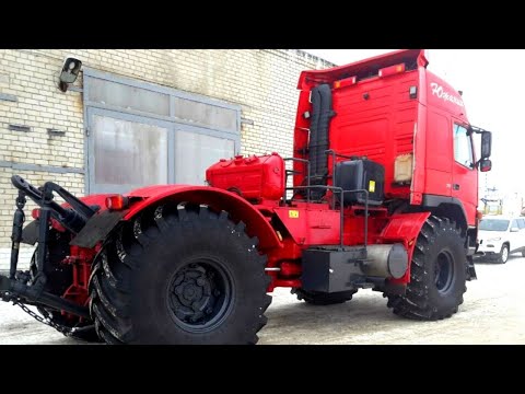 Видео: На трактор К 700 Кировец поставили кабину от грузовика Volvo  Но зачем всё это сделали