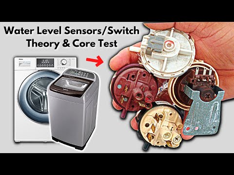 Видео: Принцип работы датчика/переключателя уровня давления воды в стиральной машине