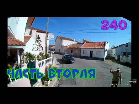 Видео: Водитель без опыта заехал в тупик португальских сельских дорог. Вертолет? Или выедет сам?