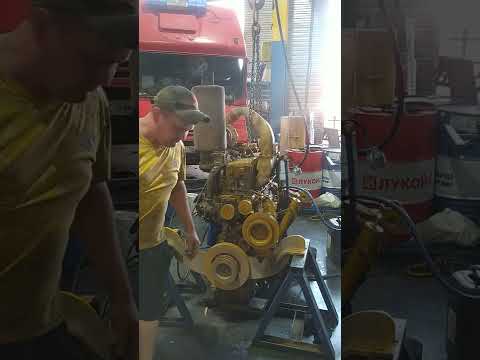 Видео: запуск Cummins NT855 после кап. ремонта