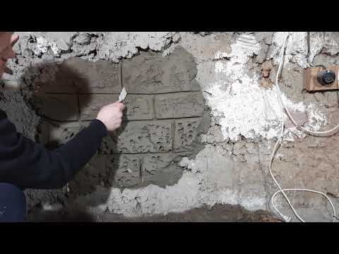 Видео: оформление цоколя под камень