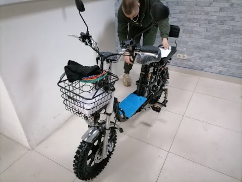 Видео: Электровелосипед Wenbox Pro зимний покупка в Giroland и тест драйв. Пауэрбайк. E bike.