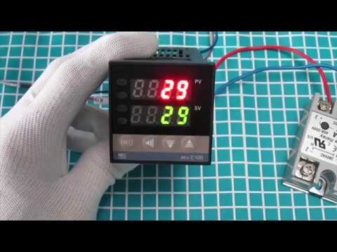 Видео: Rex C100  Подключение, Настройка, Разборка, Гистерезис / Connection, Setup, Disassembly, Hysteresis