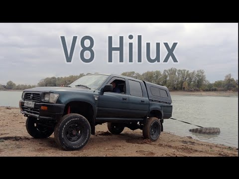 Видео: Toyota Hilux свап V8 3UZ на 6-ст АКПП