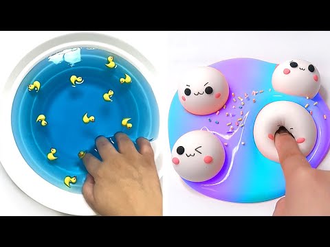 Видео: 8-часовая подборка необычно удовлетворяющих видео со слаймами АСМР без музыки - Расслабляющие слаймы
