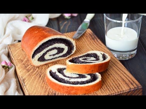 Видео: РУЛЕТ с маком ☆ КАК ПРИГОТОВИТЬ сочную маковую НАЧИНКУ