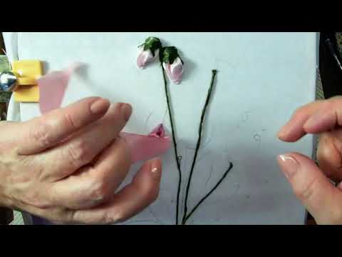 Видео: Вышиваем душистый горошек ленточками