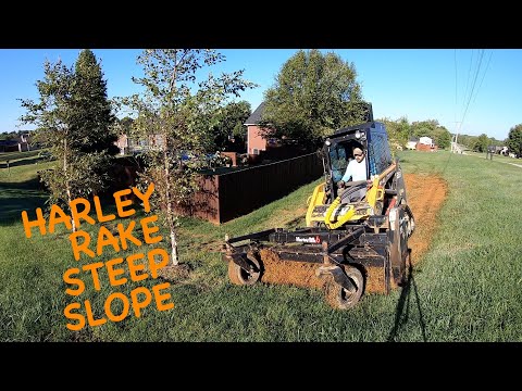 Видео: Харли справляется с крутым склоном с помощью ASV Skid Steer