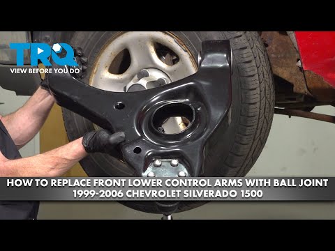 Видео: Как заменить передние нижние рычаги с шаровой опорой на Chevrolet Silverado 1500 1999-2006 гг.