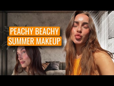 Видео: ПОВТОРЯЮ МАКИЯЖ ХЕЙЛИ БИБЕР | PEACHY BEACHY SUMMER MAKEUP