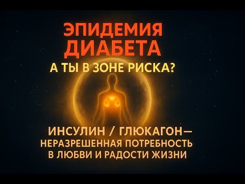 Видео: #Новолуние 2.2 🔥 Эпидемия Диабета. А ты в зоне РИСКА? Инсулин Глюкагон потребность в любви и радости