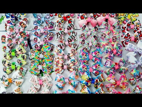 Видео: Обзор бантиков ручной работы. Сделаны за последнюю неделю.