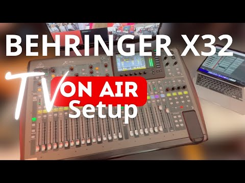 Видео: Настройка Behriger X32 для проведения прямой трансляции. Патч и маршрутизация сигналов.#behringerx32