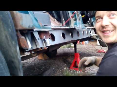 Видео: Замена правого порога газ 3110(Волга)или убей целый день!!!