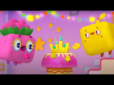 Видео: Четверо в кубе - Кубопраздники (сборник серий) | Развивающий мультфильм для детей