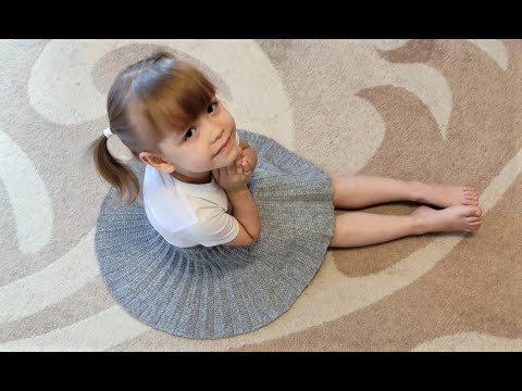 Видео: Юбочка Плиссе Спицами На Девочку 3,5-4 года // Мастер класс//