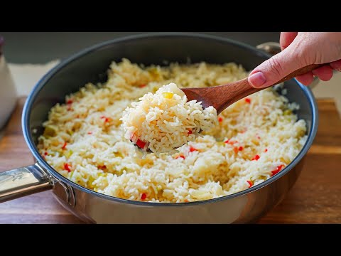 Видео: Этот рецепт риса масла так хорош! Я мог бы делать это каждую неделю