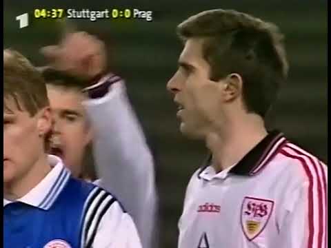 Видео: Щутгарт - Славия Прага 2:0 (19.03.1998)