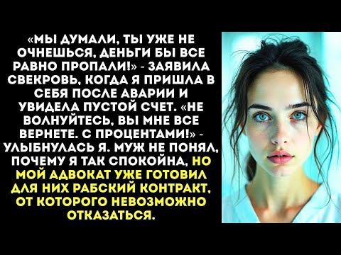 Видео: «Сняли мои деньги со счета, пока я была в коме! Теперь будете работать на меня до смерти!»
