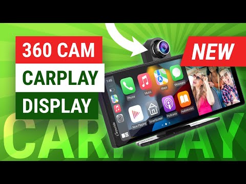 Видео: 360-градусный дисплей CarPlay для видеорегистратора в любом автомобиле! | Обзор портативного авто...