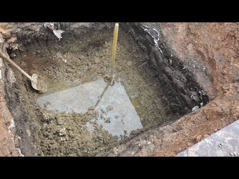 Видео: Бетонный монолитный погреб в условиях высоких грунтовых вод