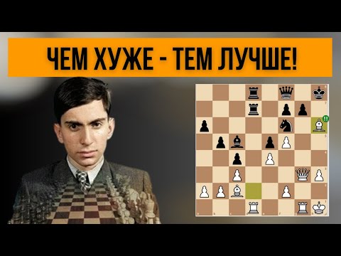 Видео: Талю не нужна ничья: рискованная жертва вместо скучной игры!