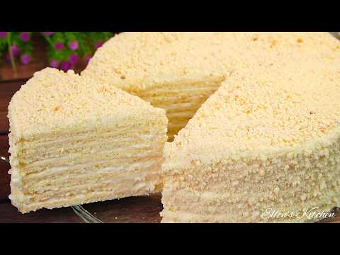 Видео: Нежное, как Мороженое! Творожный торт Наполеон! Просто и очень вкусно!