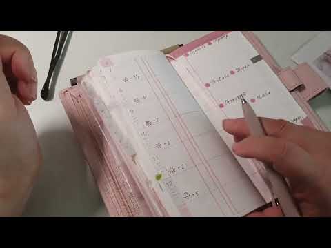 Видео: заполнение недели, как отношусь к копированию, kinbor, my planner