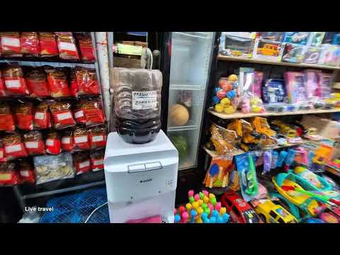 Видео: Вечерний Кобулети, туристическая часть города, Центральный парк, выставка Важи Верулидзе. Июль, 2025